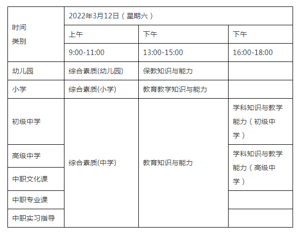 2022年上半年广东佛山市中小学教师资格考试(笔试)公告